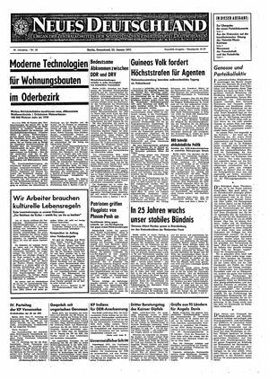 Neues Deutschland Online-Archiv vom 23.01.1971