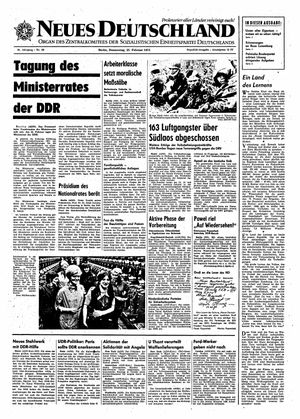 Neues Deutschland Online-Archiv vom 25.02.1971
