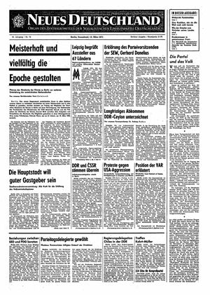 Neues Deutschland Online-Archiv vom 13.03.1971