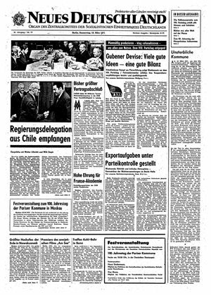 Neues Deutschland Online-Archiv vom 18.03.1971