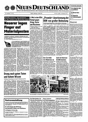 Neues Deutschland Online-Archiv vom 03.05.1971