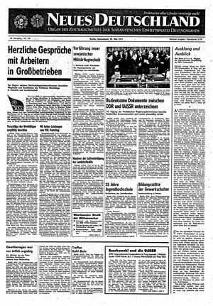 Neues Deutschland Online-Archiv vom 22.05.1971