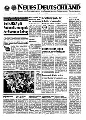 Neues Deutschland Online-Archiv vom 02.06.1971
