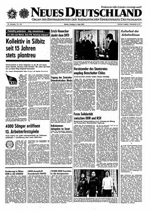 Neues Deutschland Online-Archiv vom 04.06.1971