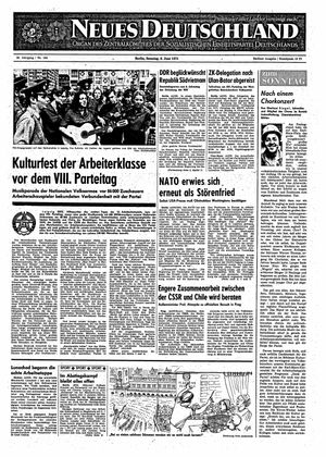 Neues Deutschland Online-Archiv vom 06.06.1971