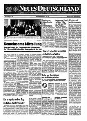 Neues Deutschland Online-Archiv on Jul 17, 1971