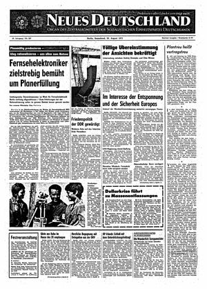 Neues Deutschland Online-Archiv vom 28.08.1971