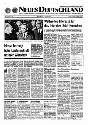 Neues Deutschland Online-Archiv vom 06.09.1971