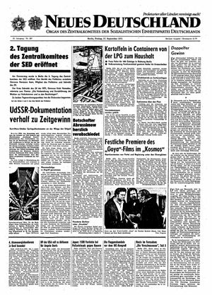 Neues Deutschland Online-Archiv vom 17.09.1971