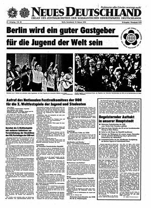 Neues Deutschland Online-Archiv vom 19.02.1972