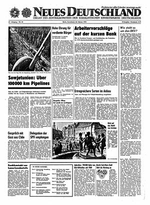 Neues Deutschland Online-Archiv vom 26.02.1972