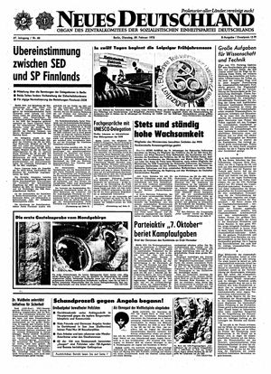 Neues Deutschland Online-Archiv on Feb 29, 1972