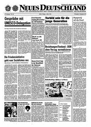 Neues Deutschland Online-Archiv vom 03.03.1972
