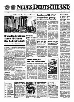 Neues Deutschland Online-Archiv vom 26.03.1972