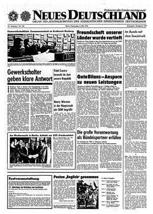 Neues Deutschland Online-Archiv vom 04.05.1972