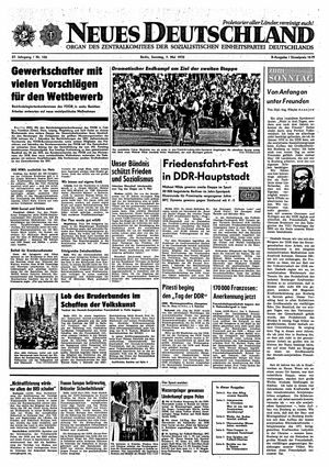 Neues Deutschland Online-Archiv vom 07.05.1972