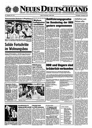 Neues Deutschland Online-Archiv vom 18.05.1972