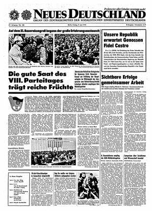 Neues Deutschland Online-Archiv vom 09.06.1972
