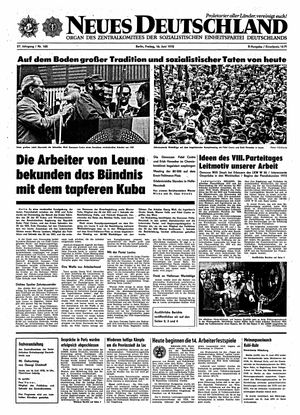 Neues Deutschland Online-Archiv vom 16.06.1972