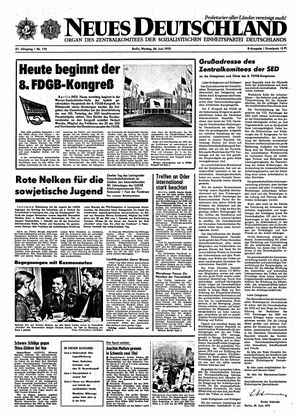 Neues Deutschland Online-Archiv vom 26.06.1972