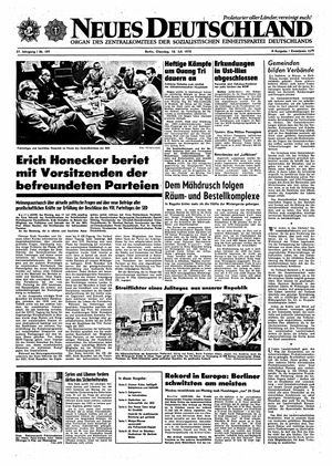 Neues Deutschland Online-Archiv vom 18.07.1972