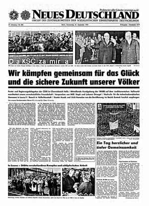 Neues Deutschland Online-Archiv on Sep 21, 1972