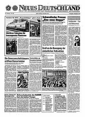 Neues Deutschland Online-Archiv on Dec 3, 1972