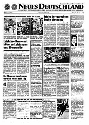 Neues Deutschland Online-Archiv vom 04.03.1973