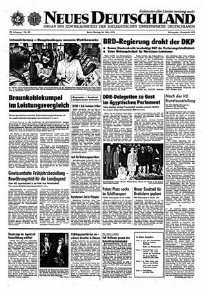 Neues Deutschland Online-Archiv vom 26.03.1973