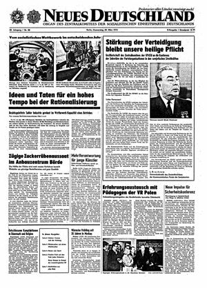 Neues Deutschland Online-Archiv on Mar 29, 1973