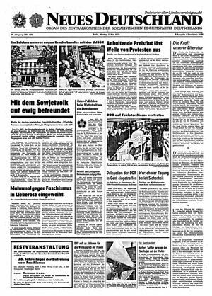Neues Deutschland Online-Archiv vom 07.05.1973