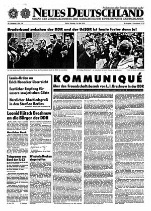 Neues Deutschland Online-Archiv vom 14.05.1973