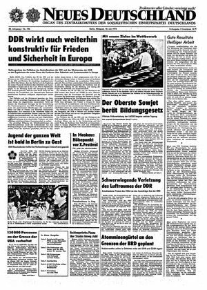 Neues Deutschland Online-Archiv on Jul 18, 1973