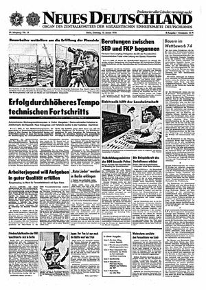 Neues Deutschland Online-Archiv vom 15.01.1974