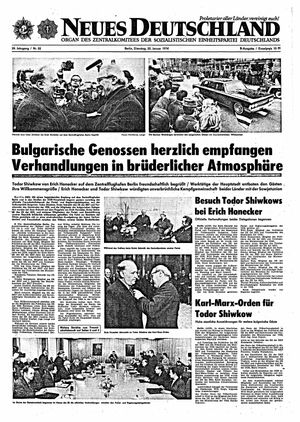Neues Deutschland Online-Archiv vom 22.01.1974