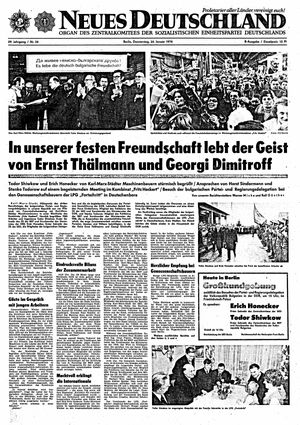 Neues Deutschland Online-Archiv vom 24.01.1974