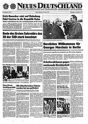 Neues Deutschland Online-Archiv vom 12.02.1974