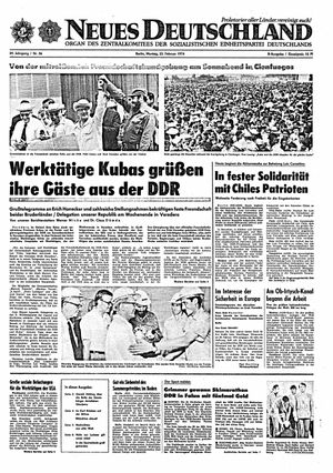 Neues Deutschland Online-Archiv vom 25.02.1974