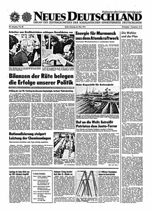 Neues Deutschland Online-Archiv vom 26.03.1974