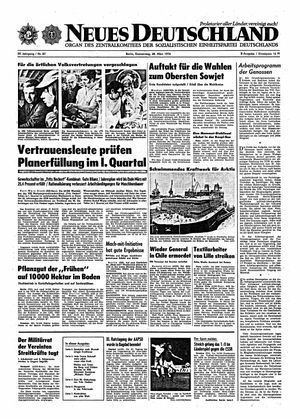 Neues Deutschland Online-Archiv vom 28.03.1974