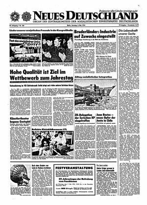 Neues Deutschland Online-Archiv vom 05.05.1974