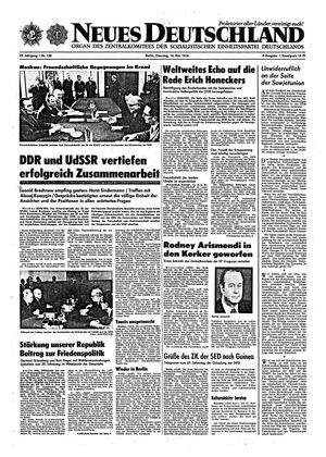 Neues Deutschland Online-Archiv vom 14.05.1974
