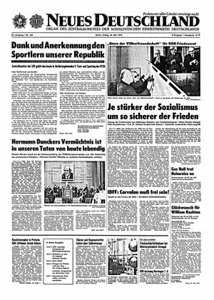 Neues Deutschland Online-Archiv vom 24.05.1974