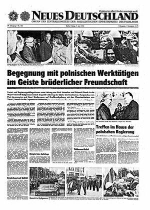 Neues Deutschland Online-Archiv vom 07.06.1974