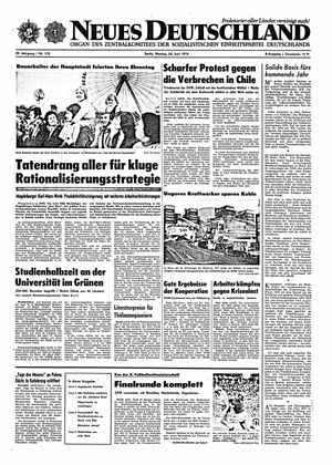 Neues Deutschland Online-Archiv on Jun 24, 1974