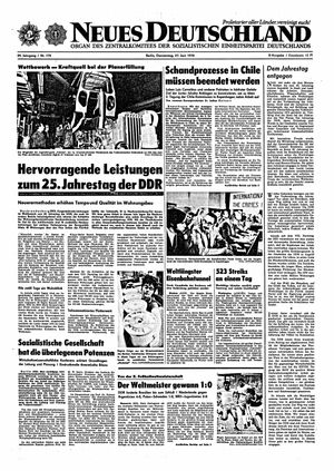 Neues Deutschland Online-Archiv vom 27.06.1974