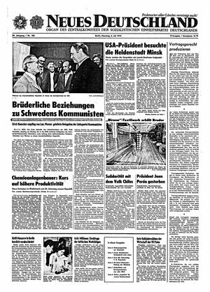 Neues Deutschland Online-Archiv vom 02.07.1974