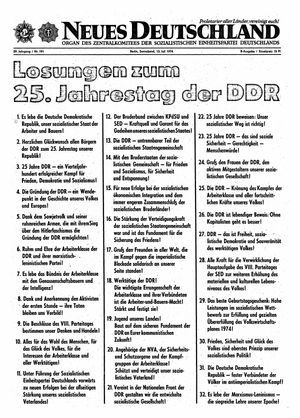 Neues Deutschland Online-Archiv vom 13.07.1974
