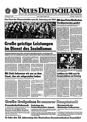 Neues Deutschland Online-Archiv vom 04.10.1974