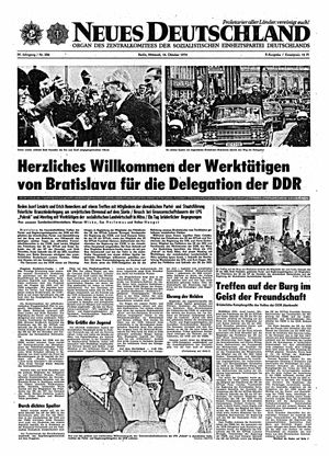 Neues Deutschland Online-Archiv vom 16.10.1974